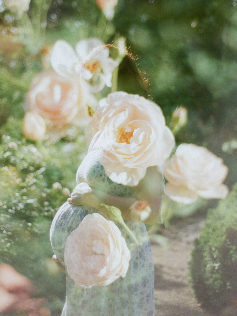 film double exposure during huntsville maternity photography session by fauna & film