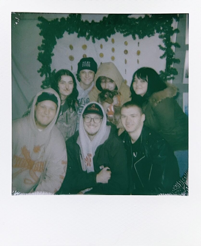 group photo on Polaroid at fauna & film huntsville photo booth