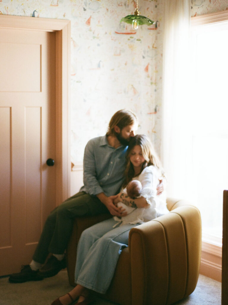 newborn photos at home