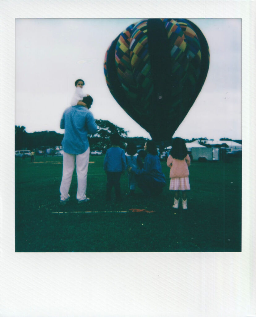 hot air balloon family photos polaroid decatur alabama
