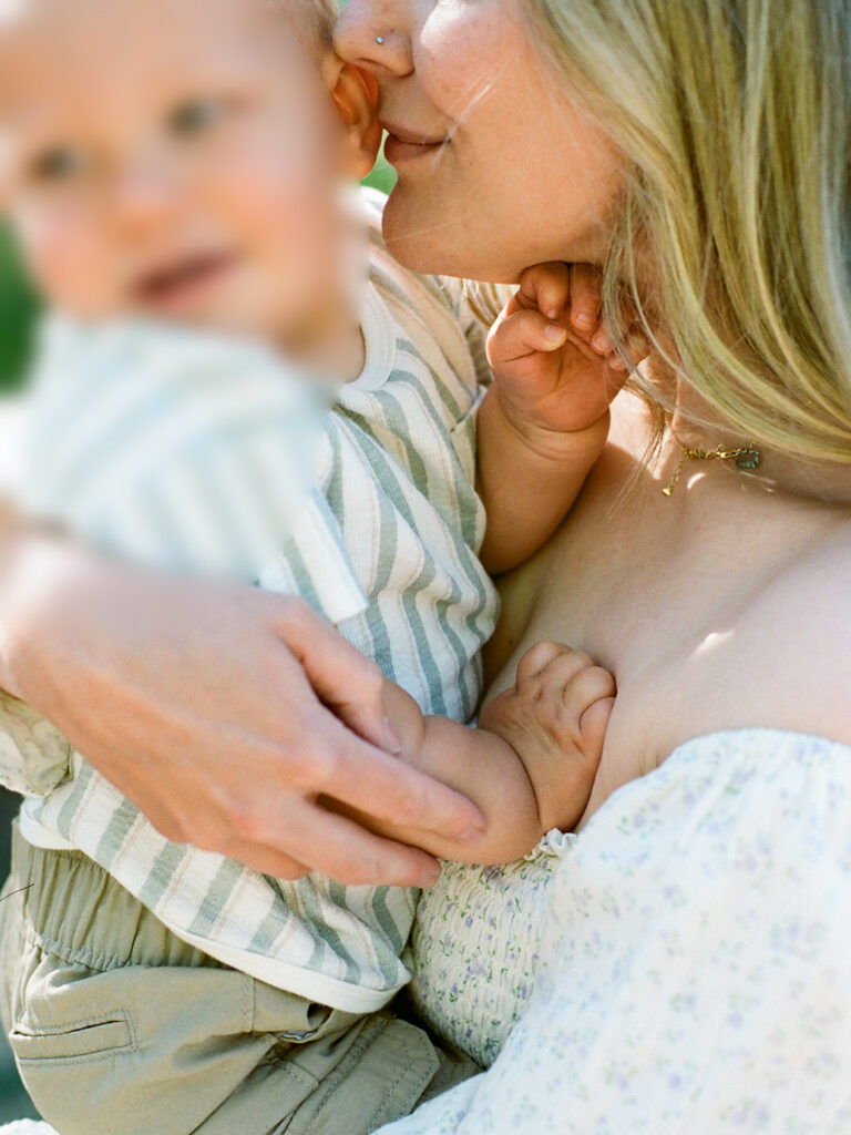 mother and son at photo session with full service photographer in huntsville